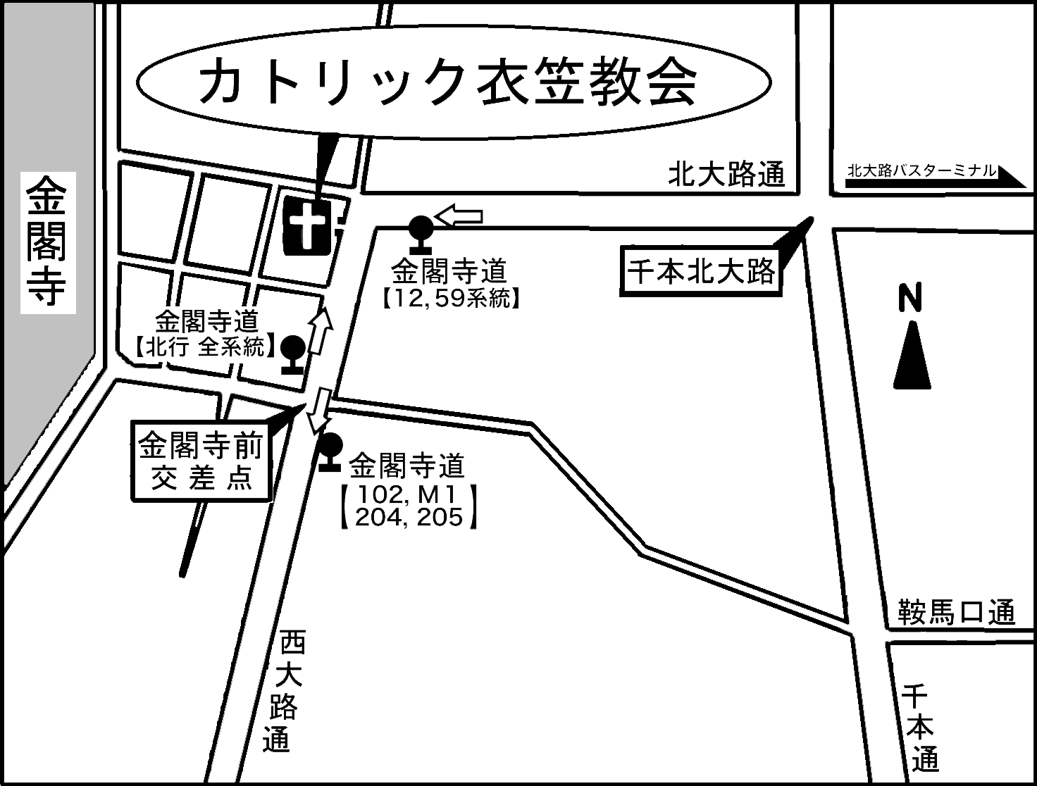 Map KiNuGaSa church